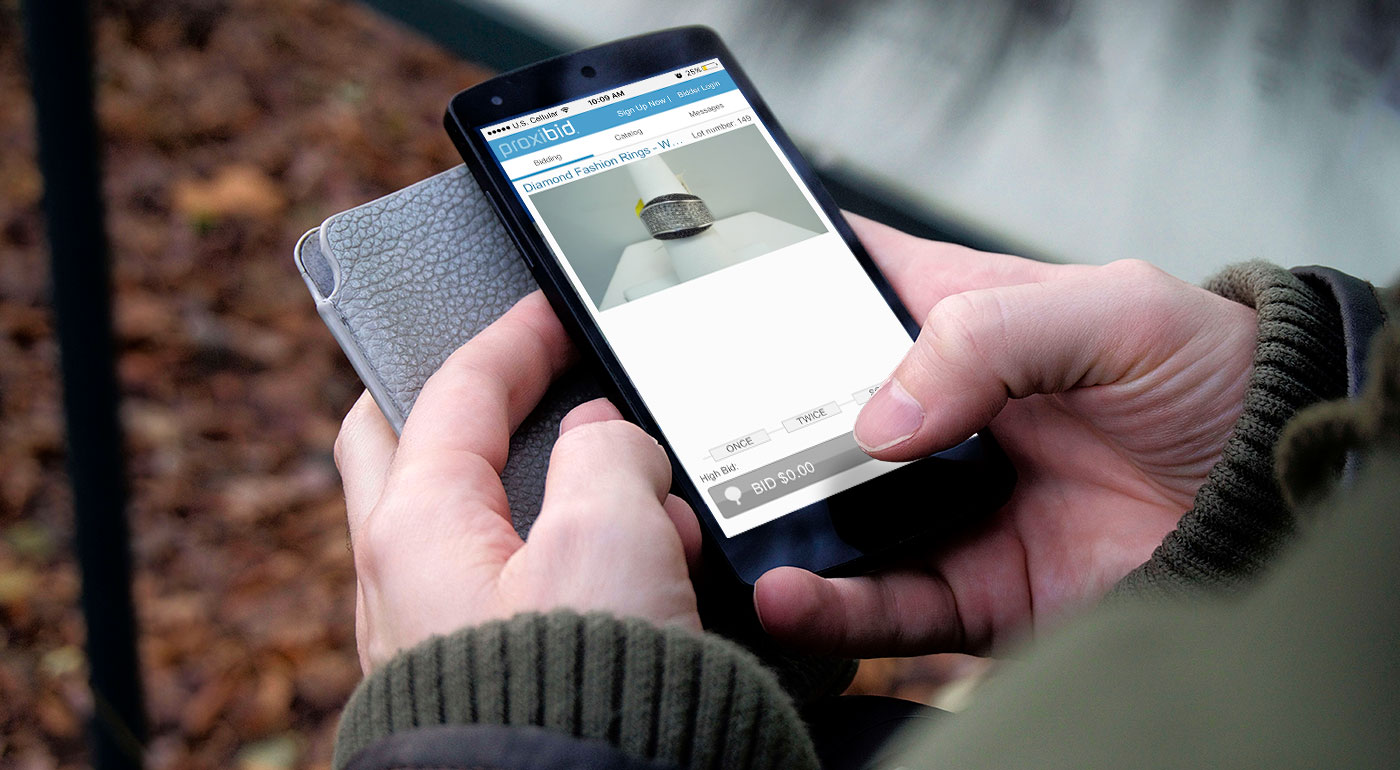 Proxibid Mobile project preview