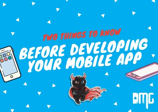 Two things to know before developing your mobile app