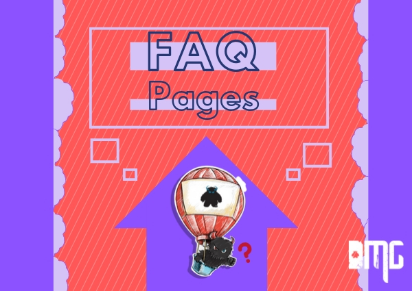 FAQ pages on websites