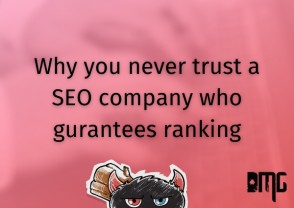 Why you never trust a SEO company who gurantees ranking